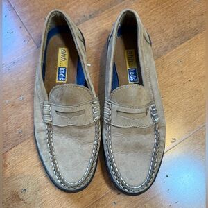 KEDS Tan Leather Suede Loafers Size 7